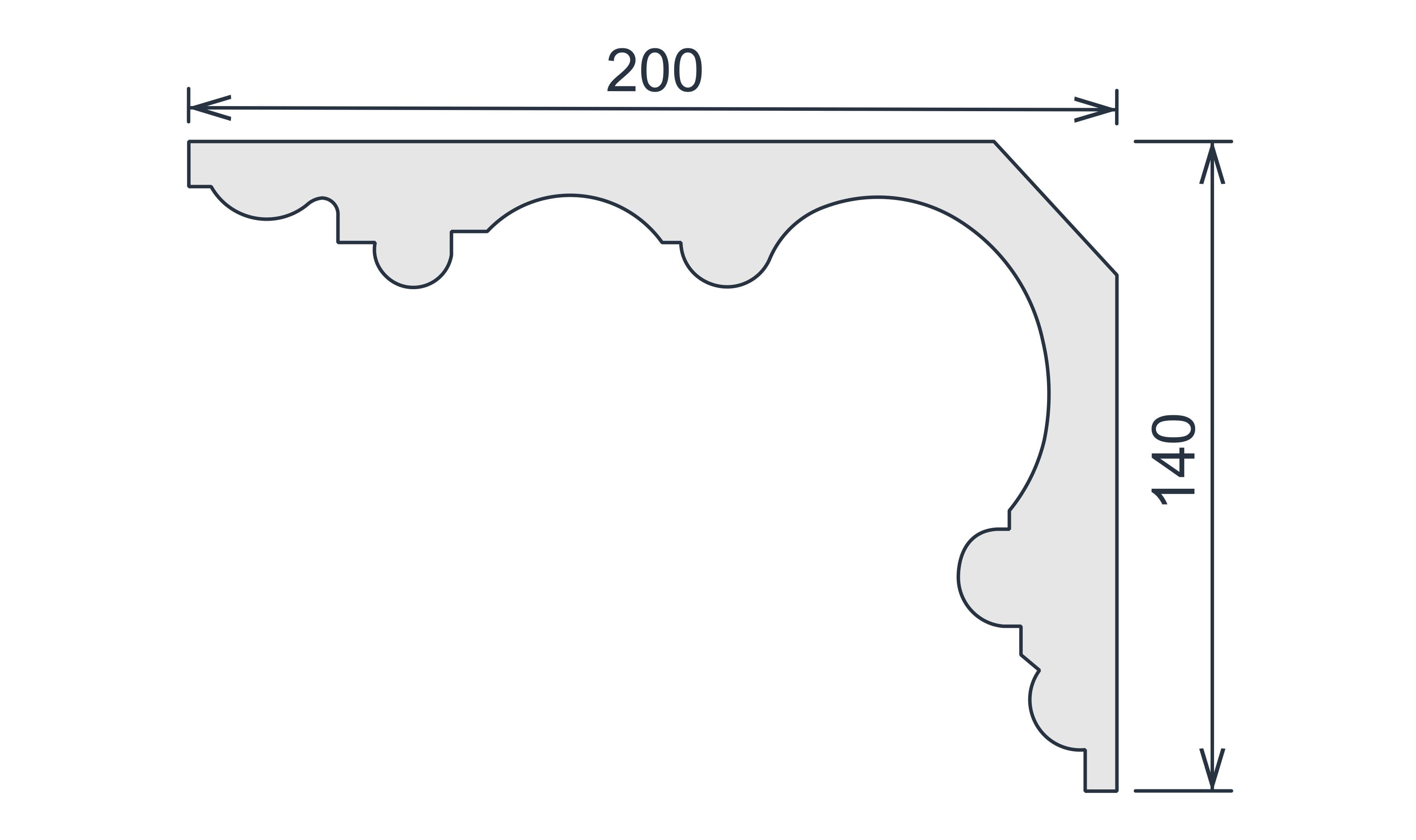ширина карниза для штор потолочного 3 х полосного